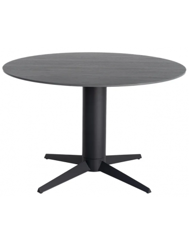 rundt spisebord 120 sort moderne design