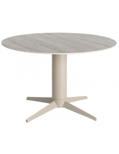 rundt spisebord 120 grå moderne design