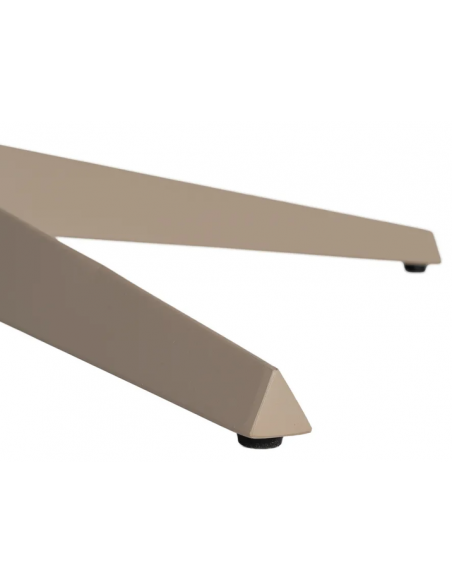 rundt spisebord 120 beige travertin sten moderne design