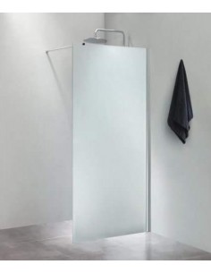 brusevæg moderne badeværelse brusehjørne glas krom
