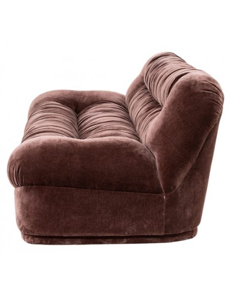 sofa 3 personer moderne nordisk design skandinavisk retro gammeldags stof