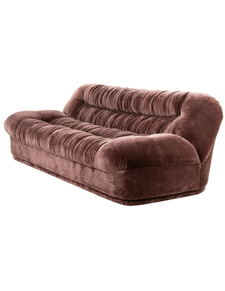 sofa 3 personer moderne nordisk design skandinavisk retro gammeldags stof