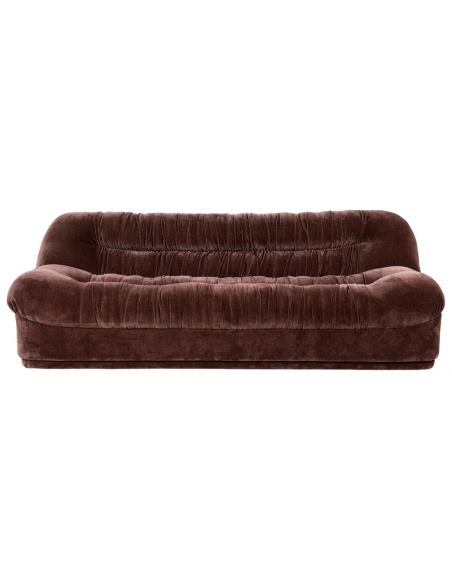 sofa 3 personer moderne nordisk design skandinavisk retro gammeldags stof