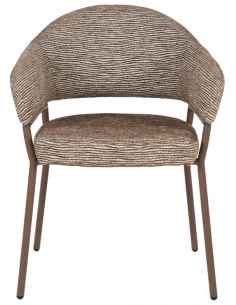 spisebordsstol moderne stof design armlæn 2
