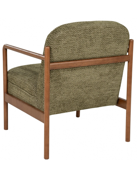 lænestol moderne nordisk design skandinavisk retro gammeldags stof