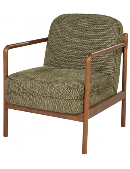 lænestol moderne nordisk design skandinavisk retro gammeldags stof