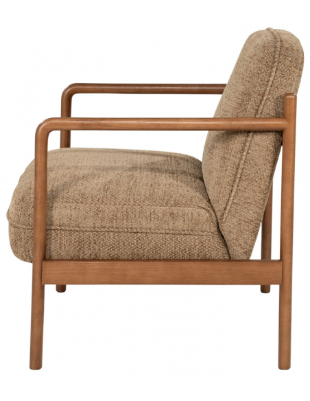 lænestol moderne nordisk design skandinavisk retro gammeldags stof