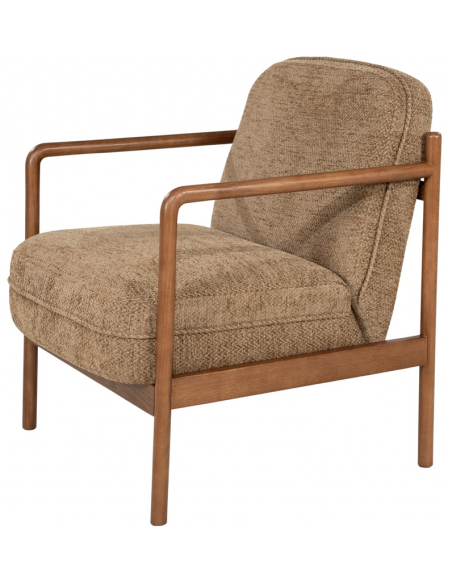 lænestol moderne nordisk design skandinavisk retro gammeldags stof