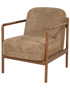 lænestol moderne nordisk design skandinavisk retro gammeldags stof