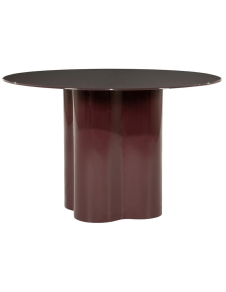 Spisebord rundt glas moderne design 120