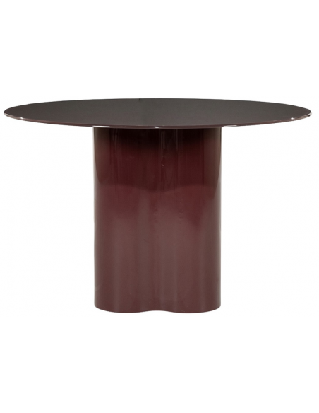 Spisebord rundt glas moderne design 120