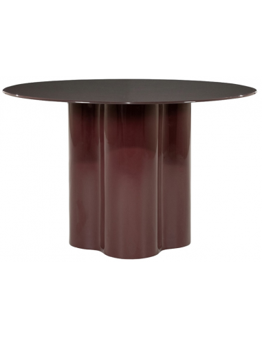 Spisebord rundt glas moderne design 120