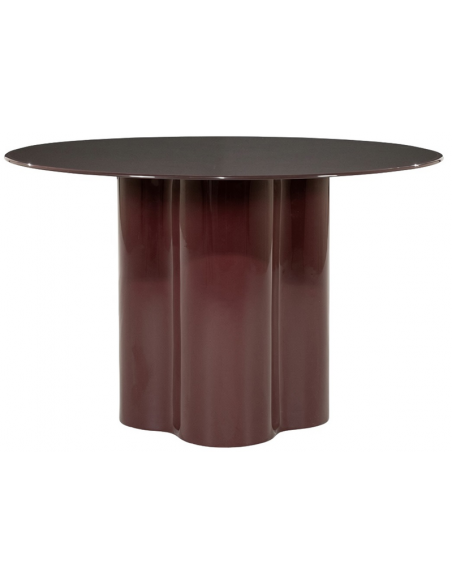 Spisebord rundt glas moderne design 120