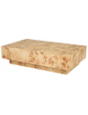 DEAN Sofabord i MDF og Poplarfinér H30 x B117 x D70 cm - Poplar