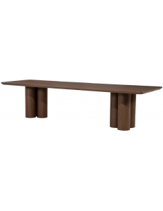 Spisebord valnød træ moderne design stort 2