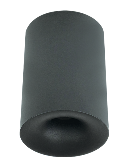 loftspot påbygning påbygningsspot spot lampe loftlampe design led sort