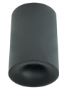 Påbygningsspot i aluminium Ø6 cm 10W LED - Satineret sort