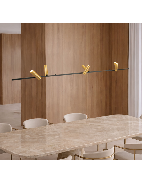 pendellampe loftlampe design loft kontorbelysning led langbordspendel spisebord