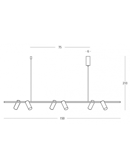 pendellampe loftlampe design loft kontorbelysning led langbordspendel spisebord