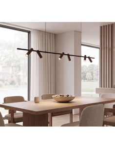 pendellampe loftlampe design loft kontorbelysning led langbordspendel spisebord
