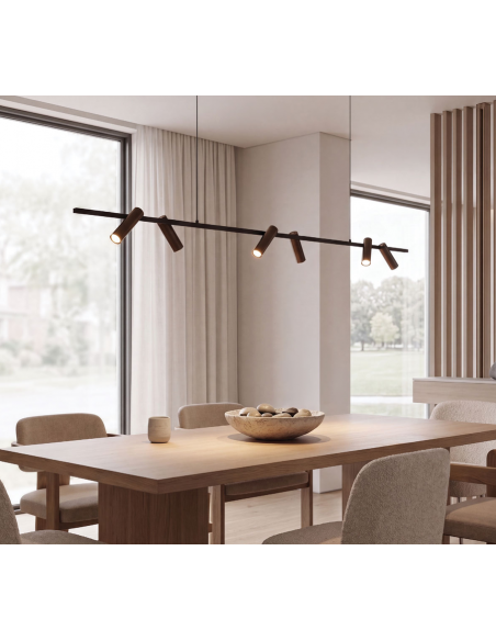 pendellampe loftlampe design loft kontorbelysning led langbordspendel spisebord