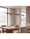 SENTA Langbordspendel i aluminium B150 cm 29W LED - Satineret sort