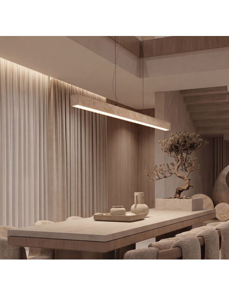 pendellampe loftlampe design loft kontorbelysning led langbordspendel spisebord