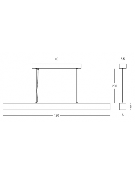 pendellampe loftlampe design loft kontorbelysning led langbordspendel spisebord