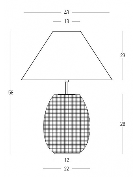 bordlampe design moderne soveværelse stue