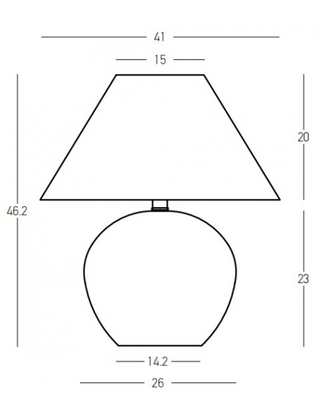 bordlampe design moderne soveværelse stue