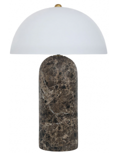 bordlampe design moderne soveværelse stue marmor