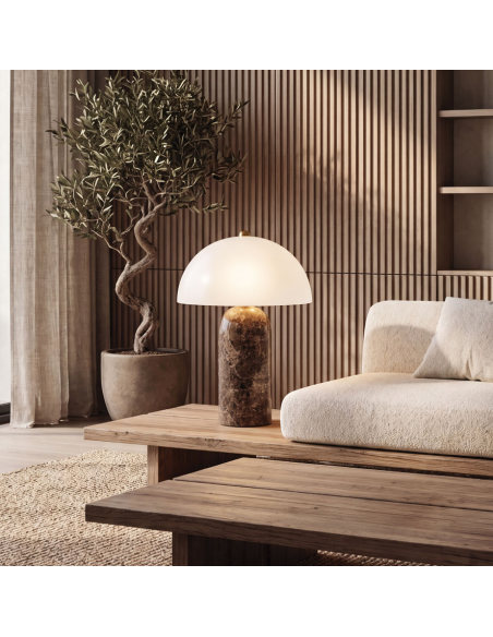 bordlampe design moderne soveværelse stue marmor