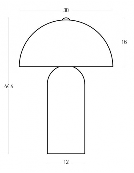 bordlampe design moderne soveværelse stue marmor
