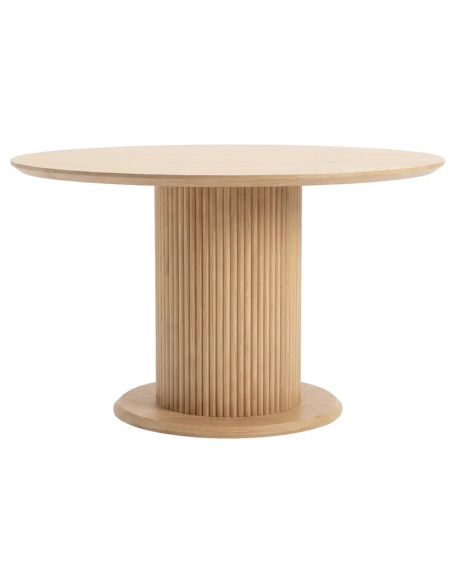 rundt spisebord i moderne design eg træ 120