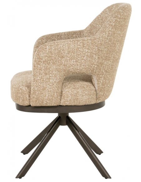 spisebordsstol moderne stof design armlæn