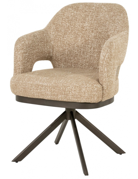 spisebordsstol moderne stof design armlæn