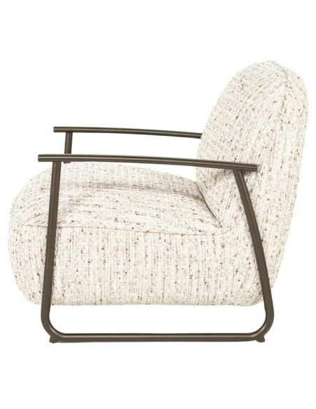lænestol moderne nordisk design skandinavisk retro gammeldags stof