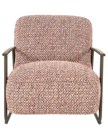 lænestol moderne nordisk design skandinavisk retro gammeldags stof