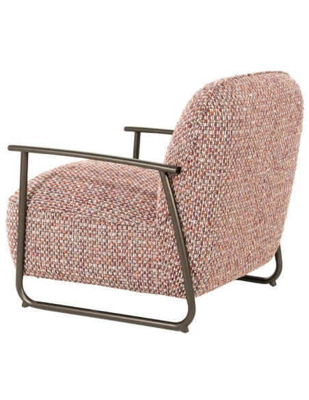 lænestol moderne nordisk design skandinavisk retro gammeldags stof