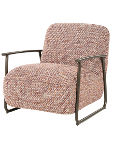 lænestol moderne nordisk design skandinavisk retro gammeldags stof