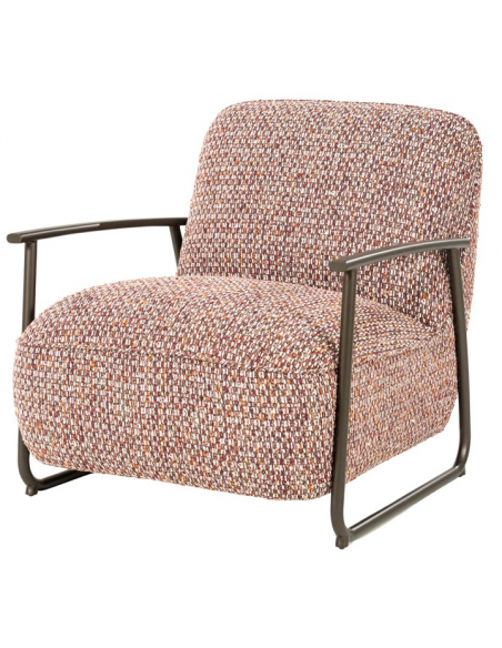 lænestol moderne nordisk design skandinavisk retro gammeldags stof