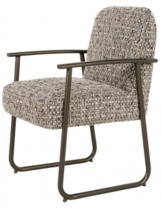spisebordsstol moderne stof design armlæn 2