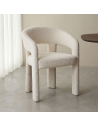 TAKARA Spisebordsstol i bouclé H79 cm - Natur