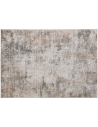 Løst tæppe i polyester 300 x 200 cm - Struktureret grå