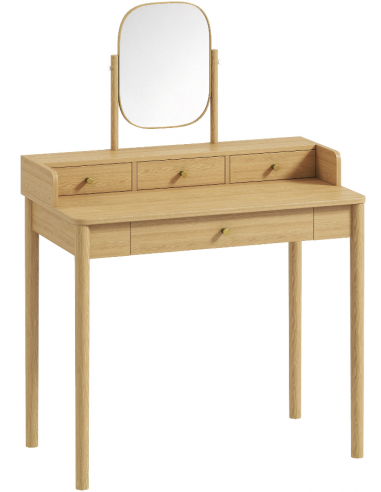 sminkebord moderne børn design med spejl og lys garderobe entre indretning træ
