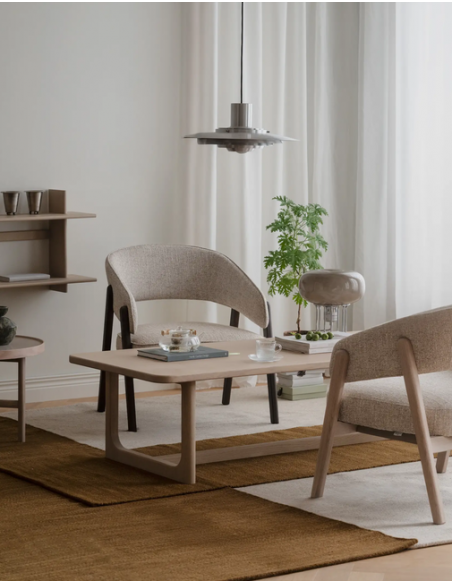løse tæpper i uld stuen spisebord