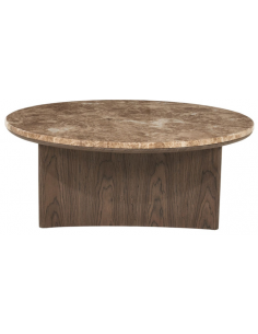 rundt sofabord sofaborde træ moderne design marmor 2