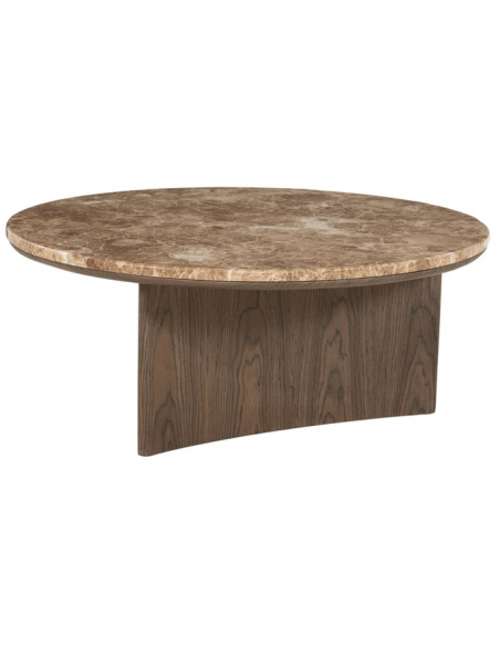 rundt sofabord sofaborde træ moderne design marmor