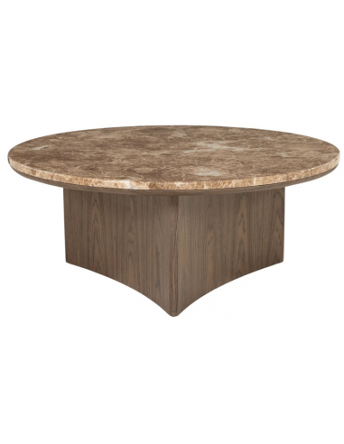 rundt sofabord sofaborde træ moderne design marmor