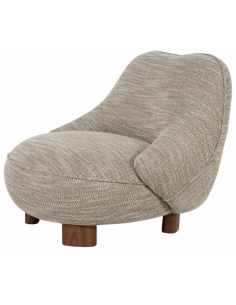 lænestol moderne nordisk design skandinavisk retro gammeldags stof 2
